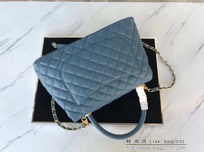 香奈兒CHANEL小號Chanel Coco handle全新頂級翻蓋單肩鏈條手柄包DSC1212